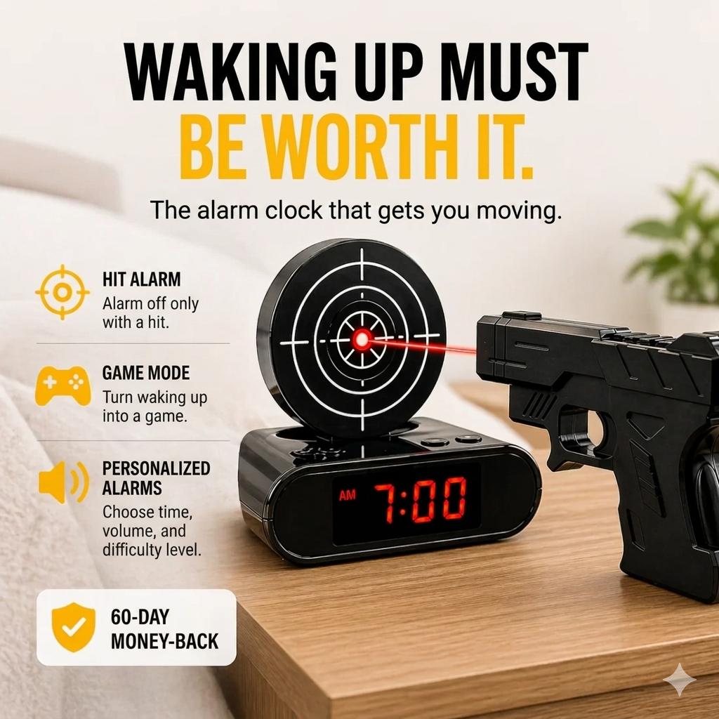 Wake Strike - Target Alarm Clock